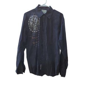 Roar Button Up Button Down Shirt Size Medium